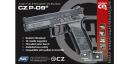 Pistolet à plomb CO2 4.5 mm ASG CZ P-09  - Blowback