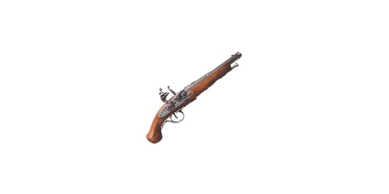 Réplique inerte du pistolet de duel XVIIIe siècle