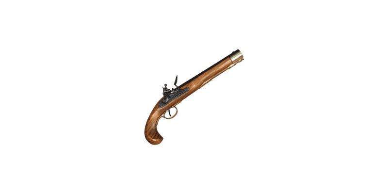 Réplique inerte du pistolet Kentucky XIXe siècle