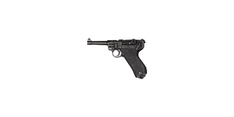 Inert replica of automatic pistol Luger P08 Parabellum