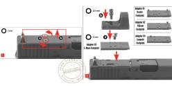 Pistolet à plomb CO2 4,5 mm BB - GLOCK 17 GEN5 MOS - Blowback + 4 Interfaces