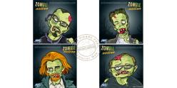 ASG - Set of 100 Zombie targets - 5 1/2" x 5 1/2"