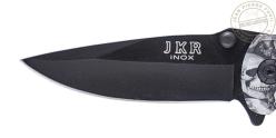 JKR - Grey skulls folding knife