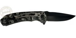 JKR - Grey skulls folding knife