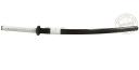 FUDOSHIN - Black and white forged Katana (K120)