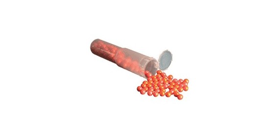 Paintball refillable tube - Clear