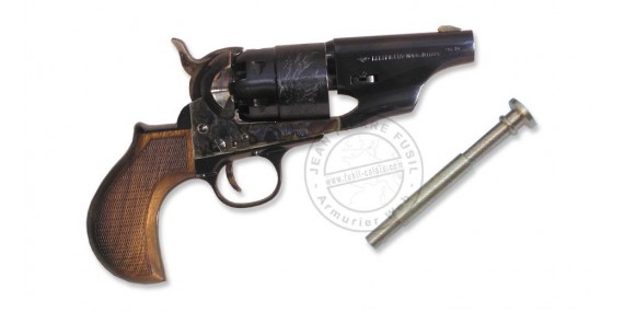 Revolver PIETTA Army Sheriff’s Snubnose 1860 Cal. 44 - round lined stock - Barrel 3''