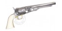 Revolver PIETTA Colt Army 1860 Old Silver Cal. 44 - Ivory stock - Barrel 8''