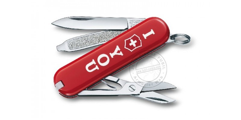Couteau VICTORINOX - The Gift I love you - Classic 6p - Red