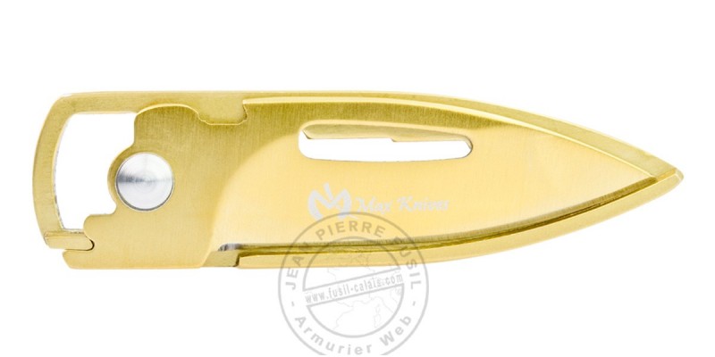 MAX KNIVES knife and key ring knife - Gold