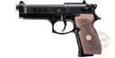 Pistolet 4,5 mm CO2 UMAREX - BERETTA 92 noir  - crosse bois (3,5 joules)