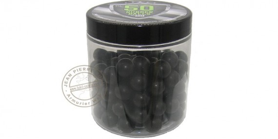 Box of 100 rubber balls caliber .50