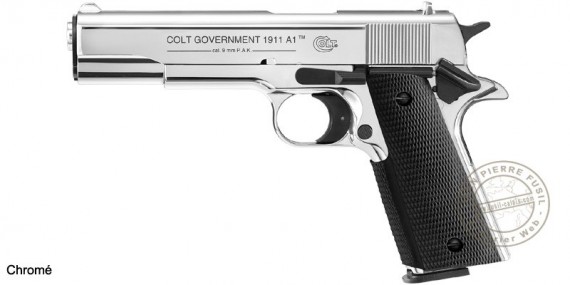 Pistolet d'alarme Umarex COLT Government 1911 A1 Cal. 9 mm