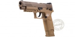 Pistolet à plomb CO2 4,5 mm SIG SAUER ASP M17 Tan - Blowback (2,8 Joules)