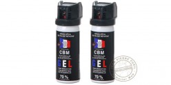 Lot de 2 bombes de défense 50ml Gel CS - PROMOTION